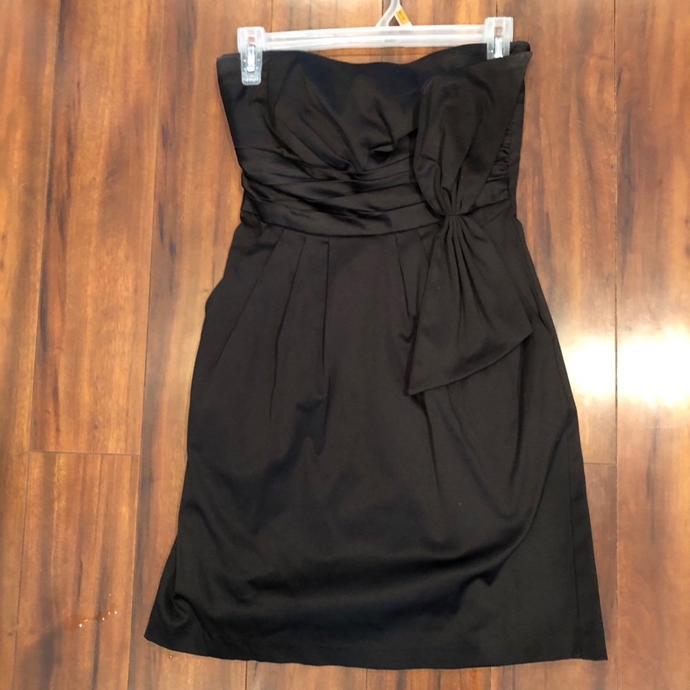 Black strapless cocktail/mini dress size small
